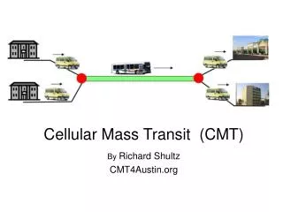 Cellular Mass Transit (CMT) By Richard Shultz CMT4Austin