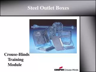 Steel Outlet Boxes