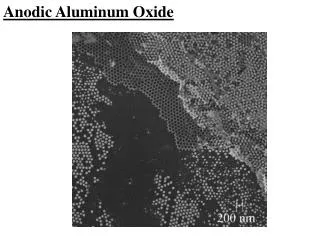 Anodic Aluminum Oxide
