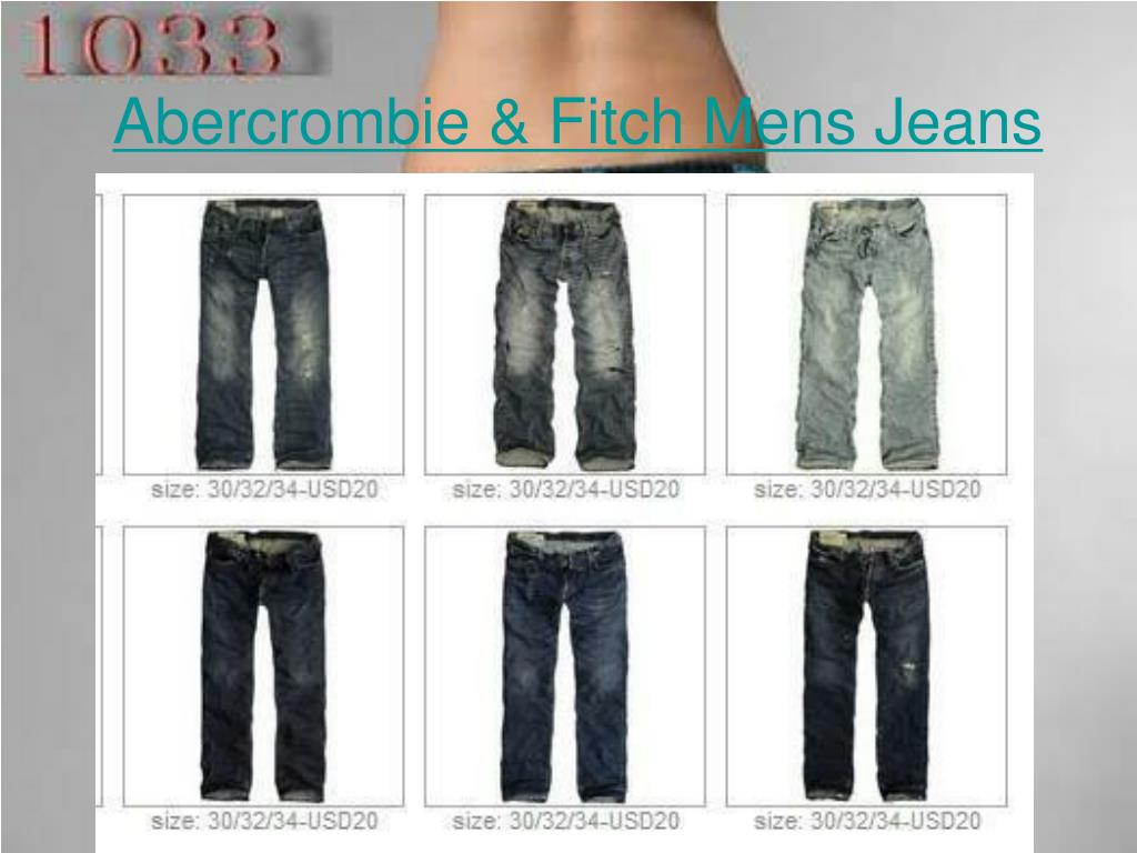 abercrombie fitch mens jeans