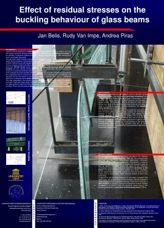 Effect of residual stresses on the buckling behaviour of glass beams