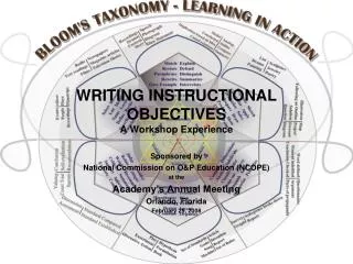 WRITING INSTRUCTIONAL OBJECTIVES A Workshop Experience