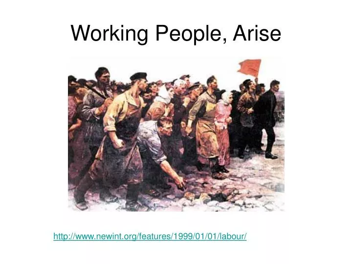 working people arise