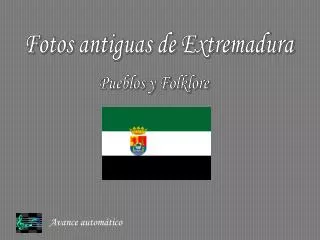 Fotos antiguas de Extremadura