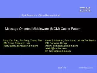 message oriented middleware mom cache pattern