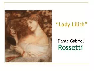 “Lady Lilith”