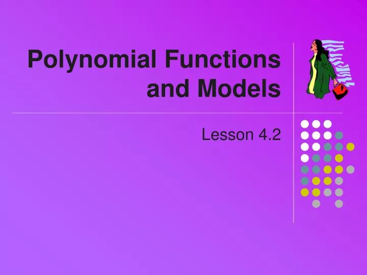 polynomial functions and models