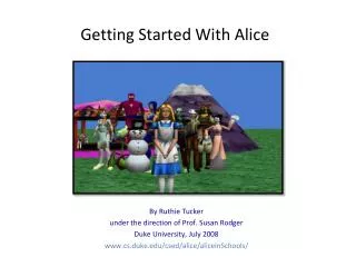 Getting Started With Alice