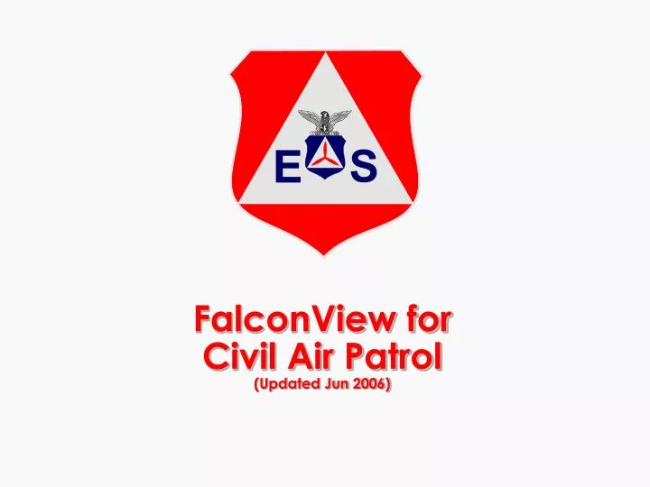 falconview for civil air patrol updated jun 2006