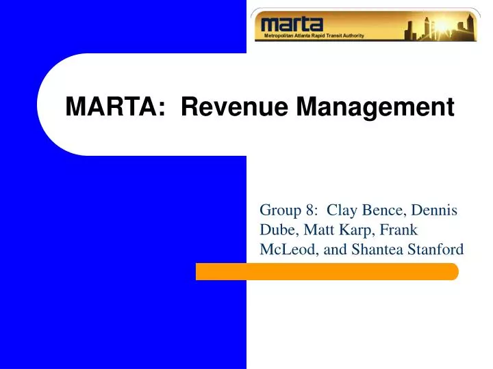 marta revenue management