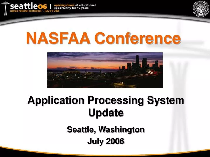 PPT NASFAA Conference PowerPoint Presentation, free download ID326922