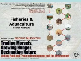 Fisheries &amp; Aquaculture Steven Andrews