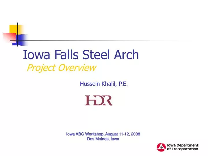 iowa falls steel arch