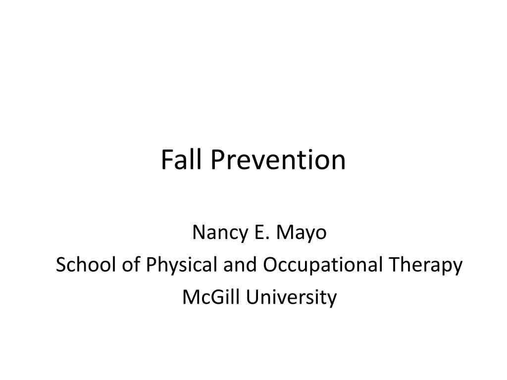 PPT - Fall Prevention PowerPoint Presentation, free download - ID:327017