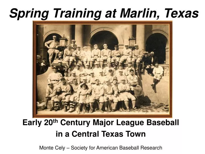 spring training at marlin texas