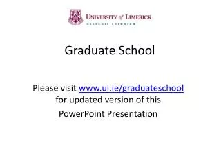 graduate school