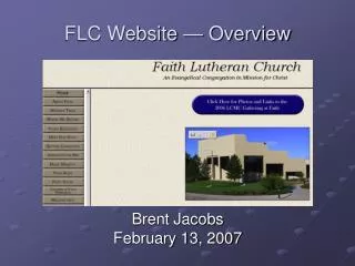 FLC Website — Overview
