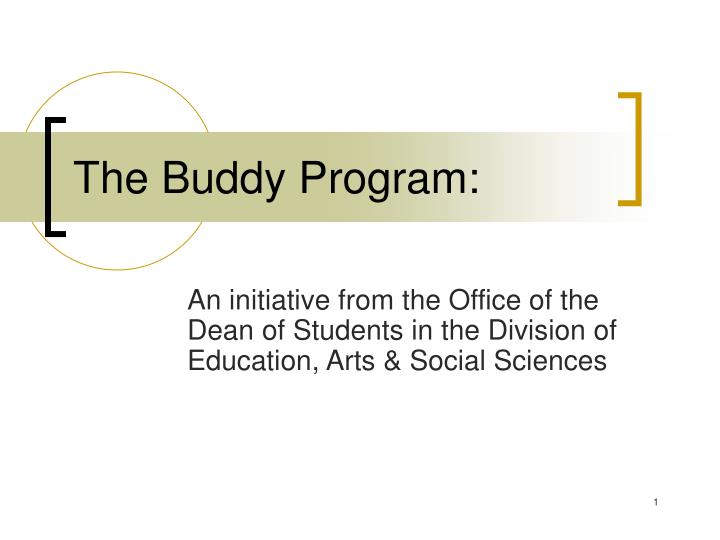 the buddy program