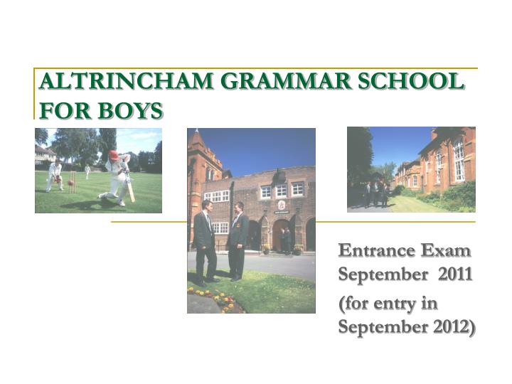 altrincham grammar school for boys