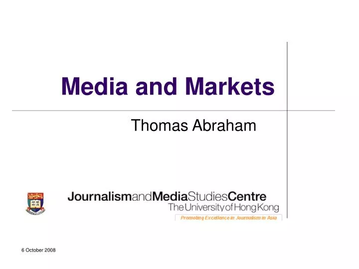 media and markets