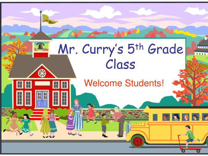 mr curry s 5 th grade class