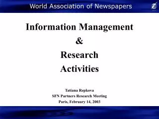 World Association of Newspapers