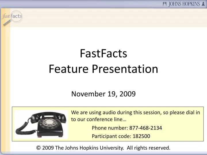 fastfacts feature presentation