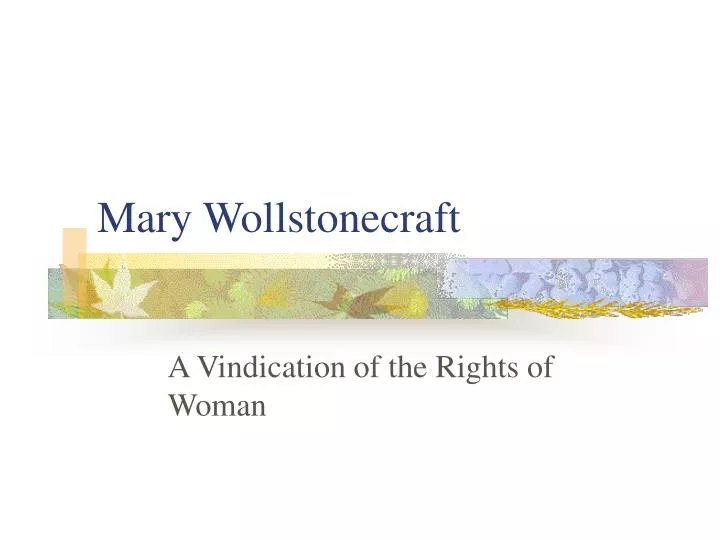 mary wollstonecraft