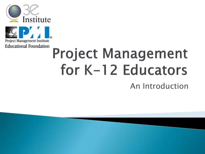 project management for k 12 educators