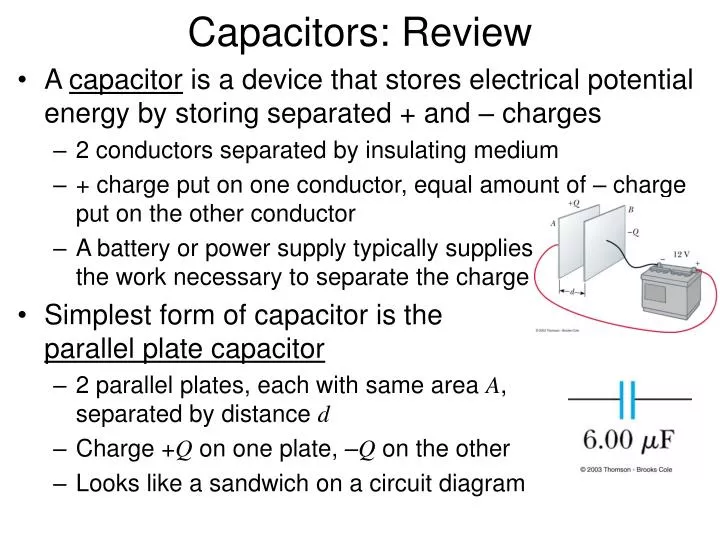 capacitors review
