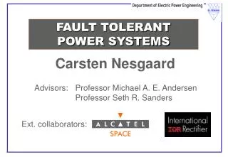 FAULT TOLERANT POWER SYSTEMS