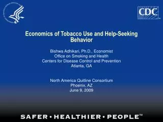 Economics of Tobacco Use and Help-Seeking Behavior