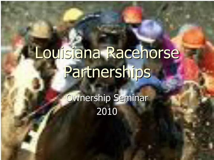 louisiana racehorse partnerships