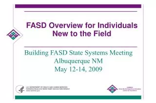 FASD Overview for Individuals New to the Field