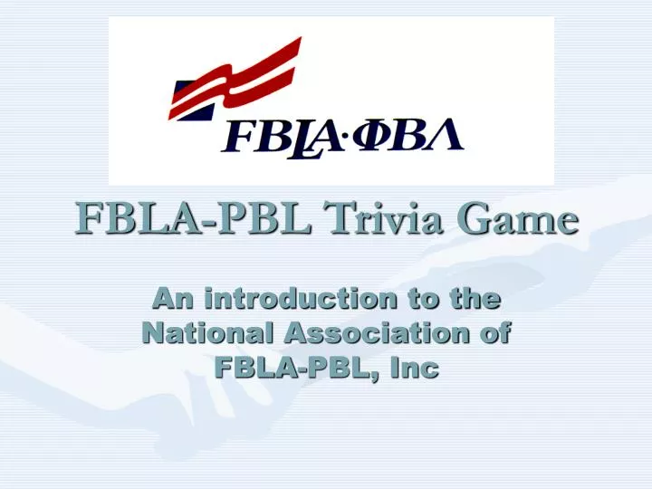 fbla pbl trivia game