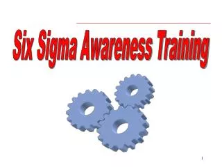 Six Sigma Awareness Training