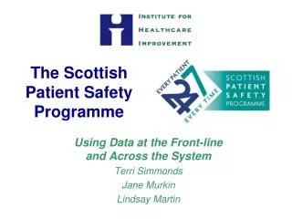 The Scottish Patient Safety Programme