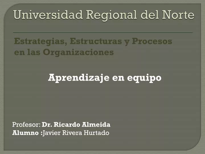 universidad regional del norte