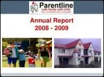 Annual Report 2008 - 2009 - slide 1