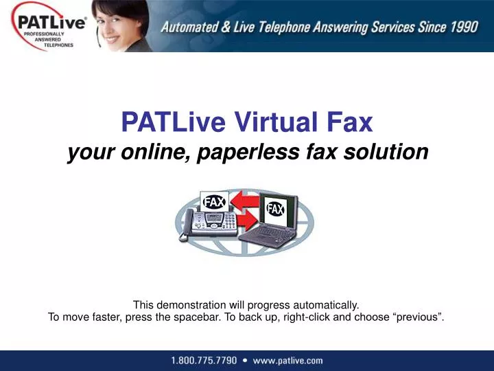 patlive virtual fax your online paperless fax solution