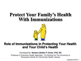 Role of Immunizations in Protecting Your Health and Your Child’s Health