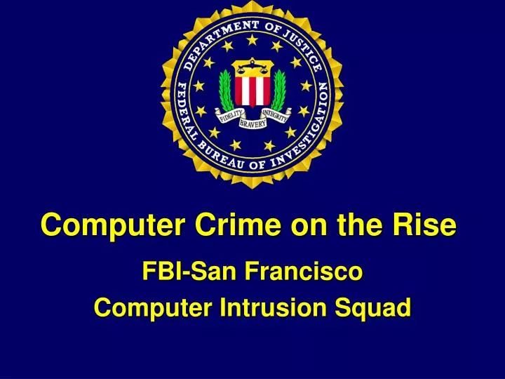 computer crime on the rise