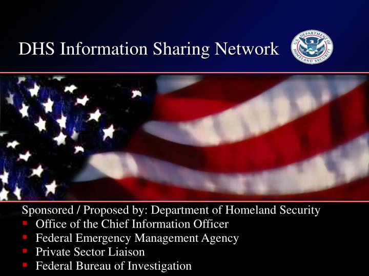 dhs information sharing network