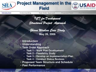 Project Management in the Field