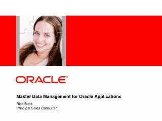 Master Data Management f or Oracle Applications