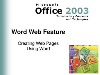 Word Web Feature