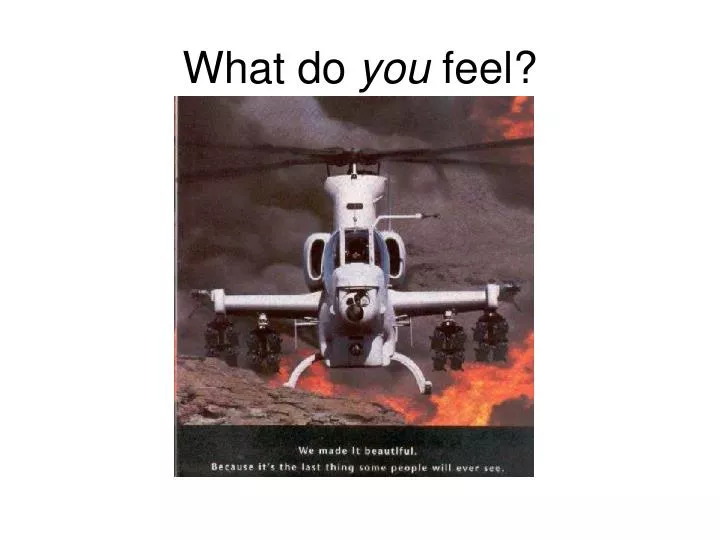 what do you feel