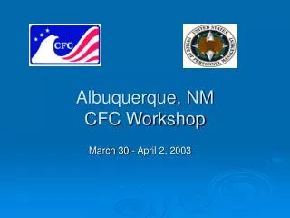 Albuquerque, NM CFC Workshop