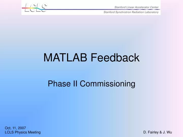 matlab feedback
