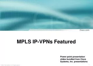 MPLS IP-VPNs Featured